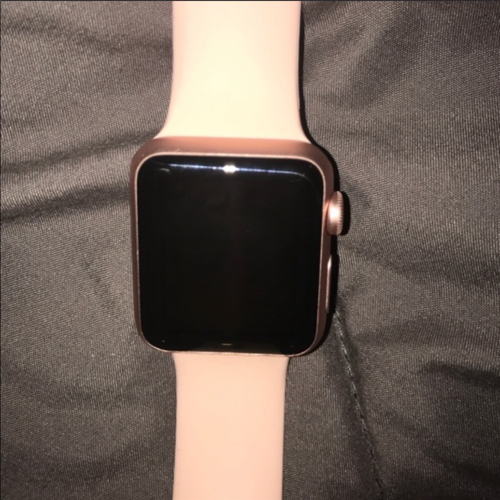Rose gold Apple Watch